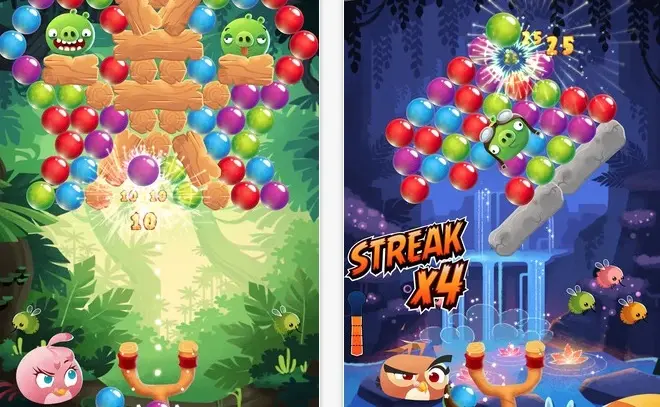 Finis les oiseaux qui volent, Angry Birds se la joue Candy Crush