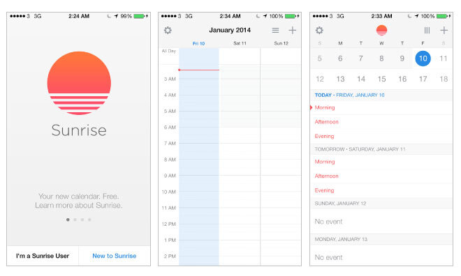 Après Accompli, Microsoft se serait offert le calendrier Sunrise