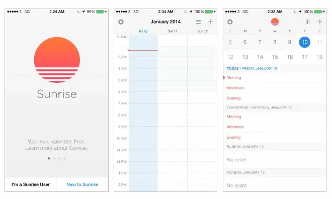 Après Accompli, Microsoft se serait offert le calendrier Sunrise