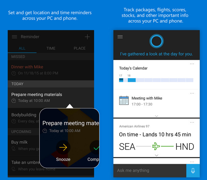 Cortana passera le week-end sur iOS, mais ne s'installera pas tout de suite en Europe