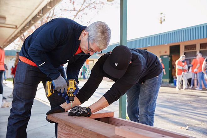 Martin Luther King Day : travaux d'intérêt public pour Tim Cook et les employés d'Apple