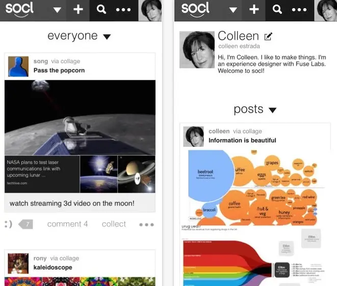 Microsoft lance son réseau social Socl sur iOS