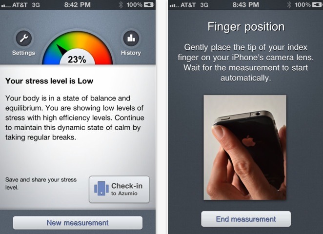 Stress Check mesure votre stress gratos sur iPhone