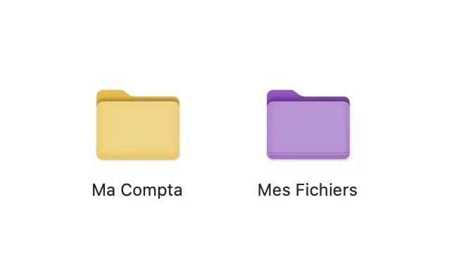 Des dossiers colorés sous Monterey, comme dans Mac OS Classic ?