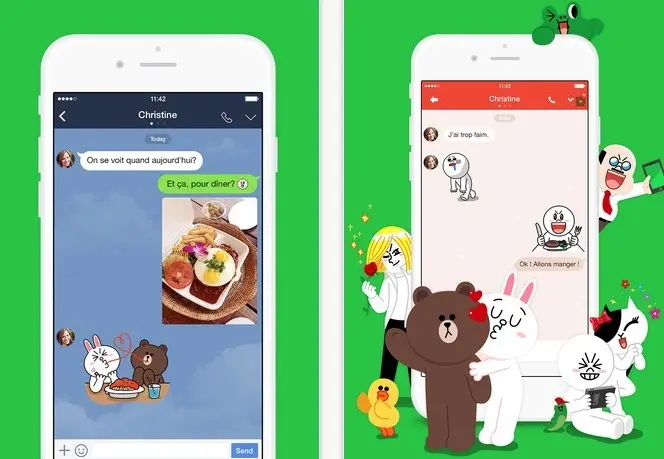 Line ajoute Peek & Pop et une recherche combinée sur iOS