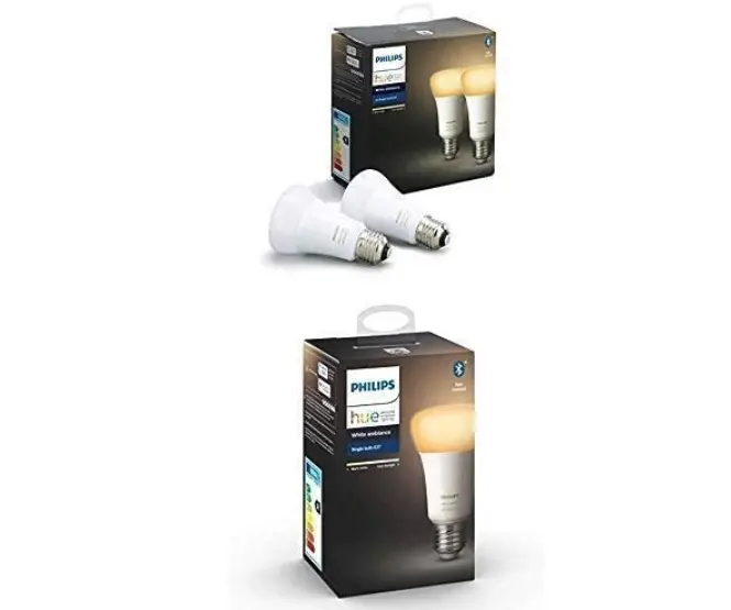 Jusqu'à -40% sur les ampoules connectées Philips Hue (4 ampoules White Ambiance à 58€)