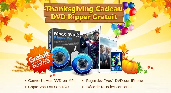 Concours : gagnez 1000 licences pour MacX DVD Ripper Pro !