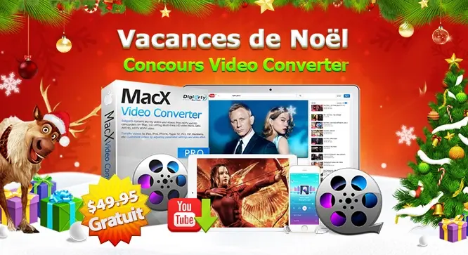 Concours ! Récupérez l'une des 1000 licences pour MacX Video Converter Pro !