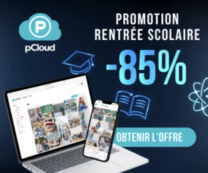 pCloud : -85% sur les offres Family Lifetime (à vie) : 2 To (5 p.) à 399€ !