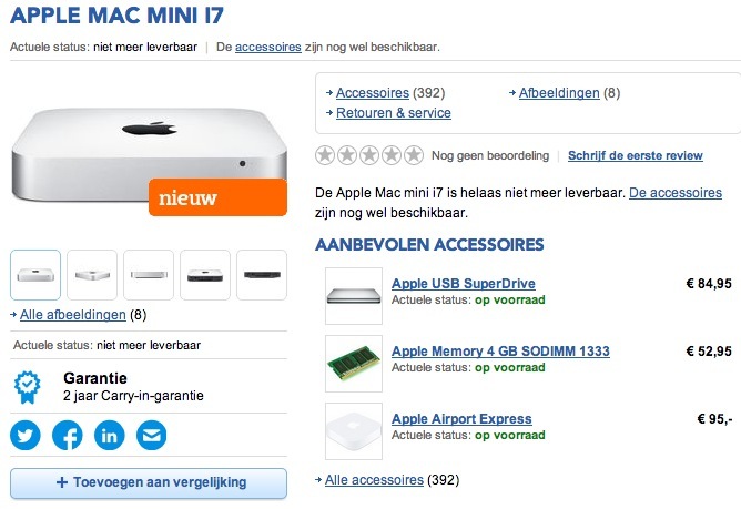 Pour le Mac mini, l'espoir d'une mise à jour vient de Belgique