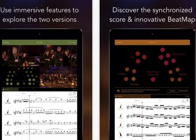 Les Quatre Saisons de Vivaldi et la 9ème Symphonie de Beethoven sont en super promo sur iPad