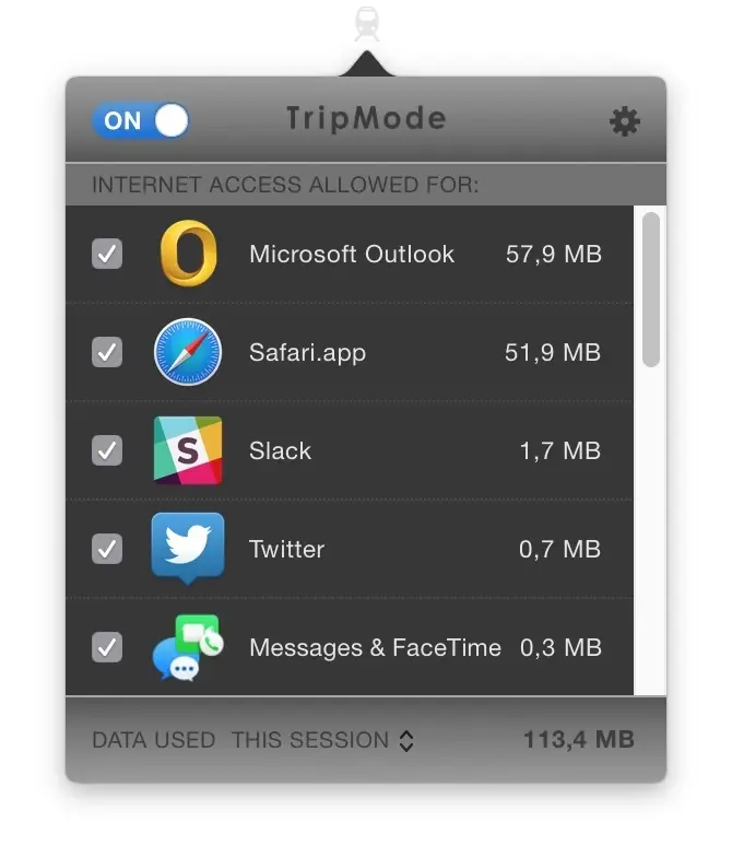 TripMode : le logiciel génial pour partager sa connexion 3G/4G de l'iPhone sans se ruiner