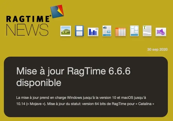 Pas de Ragtime 64 bits avant le premier trimestre 2021