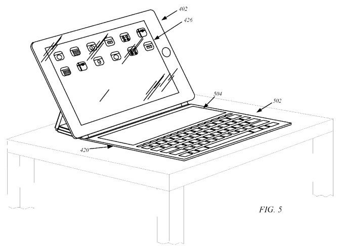 Apple pourrait présenter une protection+clavier+solaire pour iPad 5, façon Surface