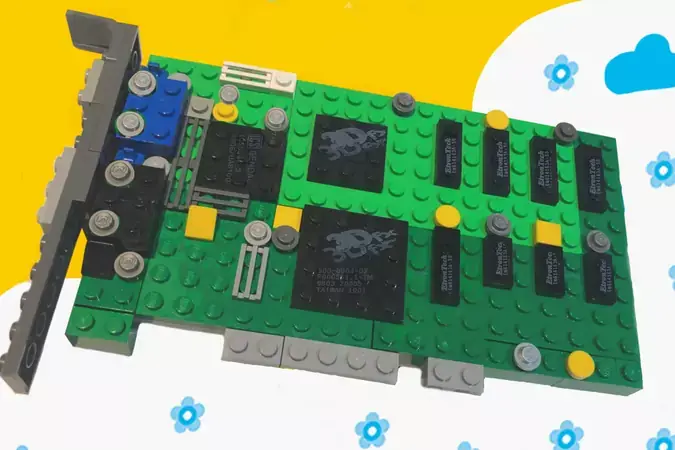 Une carte 3dfx Voodoo en Lego pour les nostalgiques