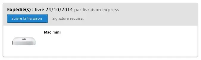 Et au tour des Mac mini d'être expédiés !