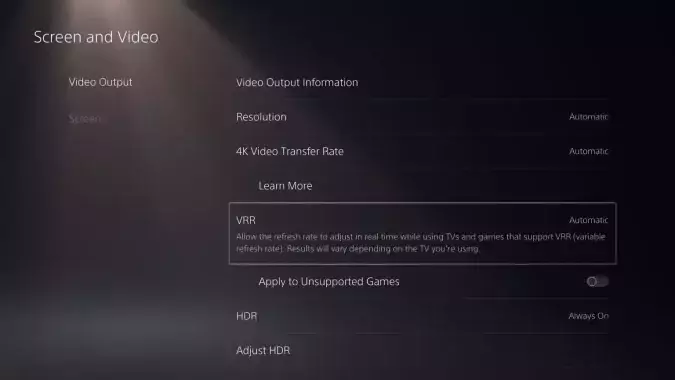 La fonction VRR devrait être activée cette semaine sur PlayStation 5