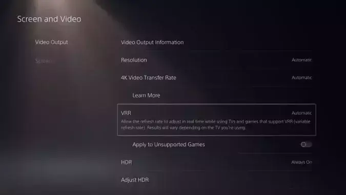 La fonction VRR devrait être activée cette semaine sur PlayStation 5