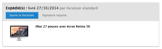 Apple Store : les premiers iMac 5k sont enfin expédiés !