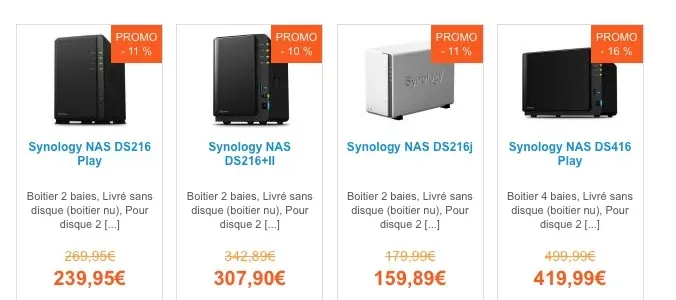 #soldes : souris, disques durs, casques, NAS Synology, barre de son BOSE...