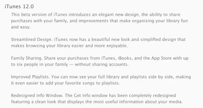 Une nouvelle version d'iTunes incluse avec la DP4