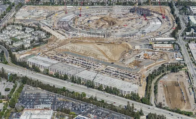 L'image du soir : une nouvelle photo aérienne du campus de Cupertino