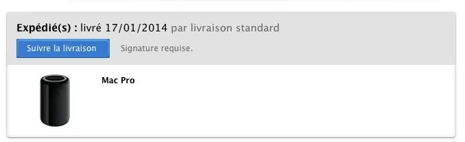Les Mac Pro ont été expédiés vers l'Europe !