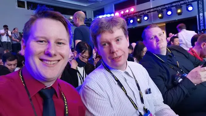 Ian Cutress, Anton Shilov, et Gavin Bonshor au Computex 2019