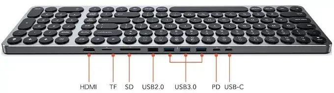 Kolude KD-K1 : un clavier doublé d'un dock USB-C, disponible en AZERTY (vidéo)