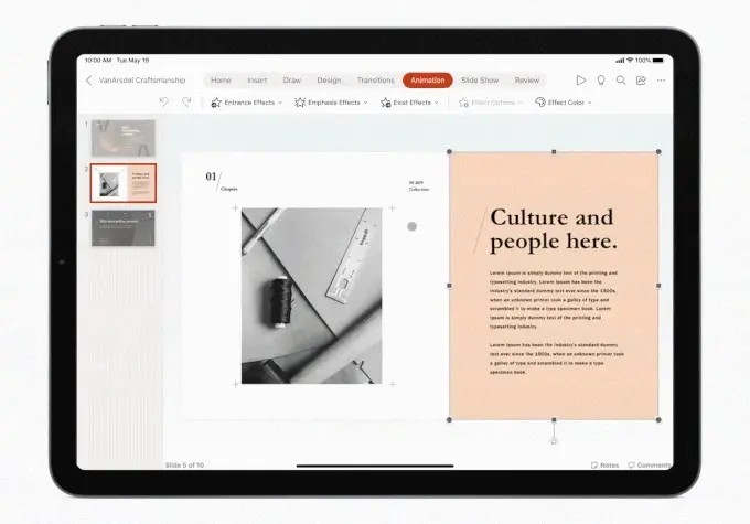 iPadOS : Word et Excel prennent en charge le trackpad et la souris