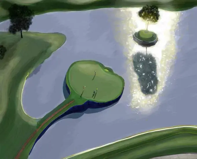 Des illustrations du PGA tour entièrement réalisées sur un iPad Pro avec un Apple Pencil