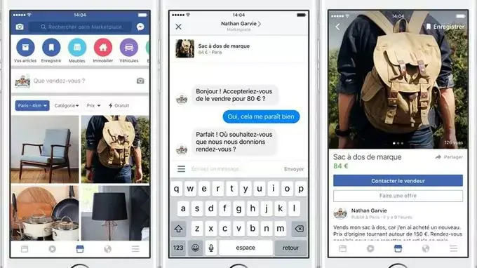 Facebook s'attaque au e-commerce et lance Marketplace en France (et en Europe)