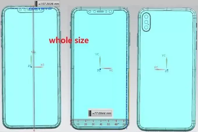 iPhone 2018 : une caméra sur le modèle LCD, deux sur les iPhone OLED (et des schémas)