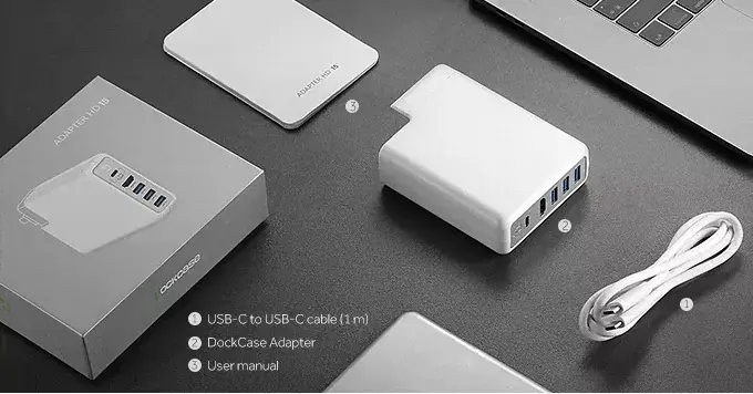 Transformer son chargeur USB C (pour Mac) en dock USB C avec DockCase