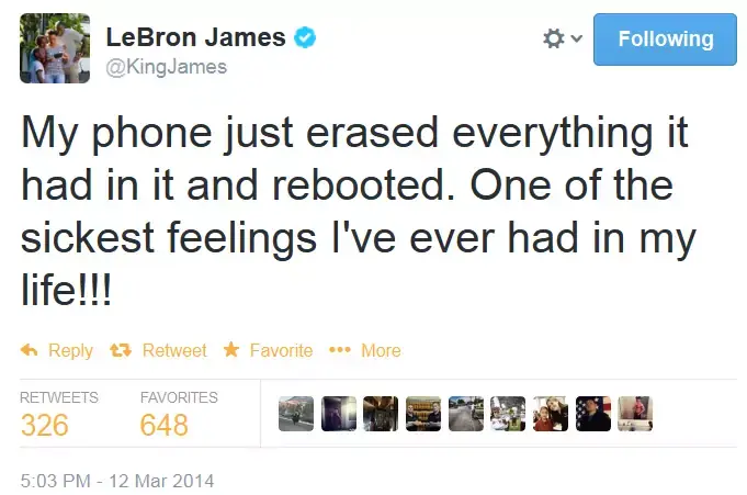 #TrollDay : LeBron James, ambassadeur de Samsung, se plaint de son téléphone