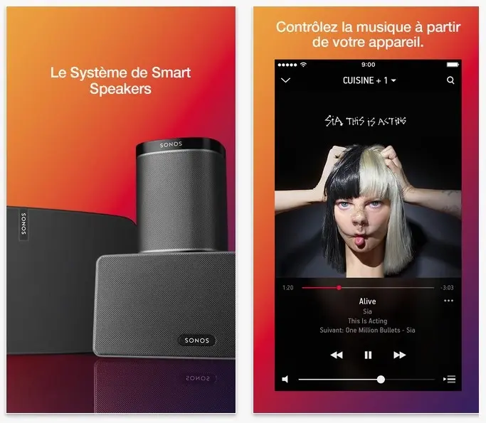 Sonos 6.3 affiche les contrôles audio sur l’écran verrouillé