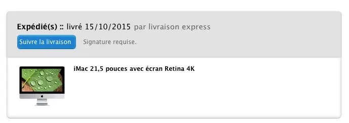 Les nouveaux iMac Retina 4k et les accessoires ont été expédiés !