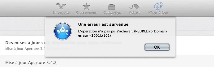 Mise à jour impossible pour Safari, Aperture et iPhoto ? Essayez les liens directs