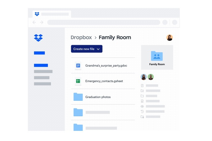 Dropbox Family : une offre à 19,99€/mois pour 2 To et 6 personnes