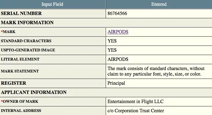 AirPods, les futurs écouteurs sans fil de l'iPhone ? Apple a déposé la marque !