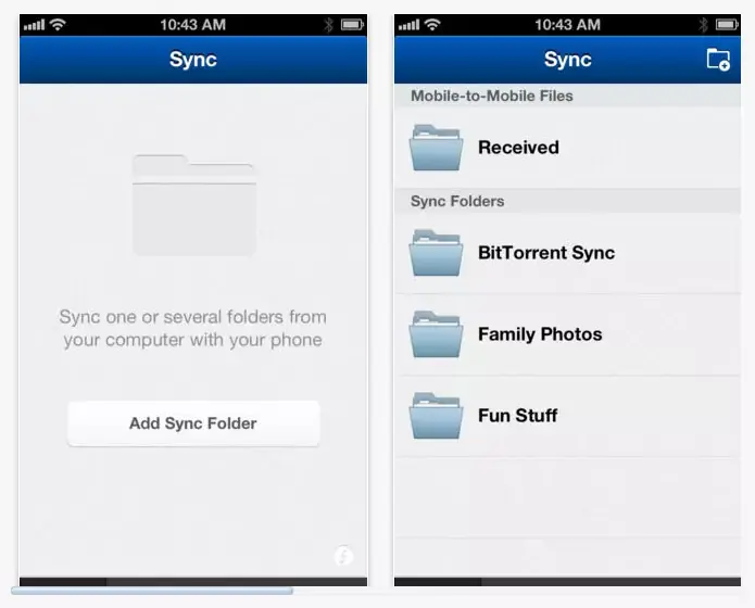 BitTorrent Sync débarque sur iOS