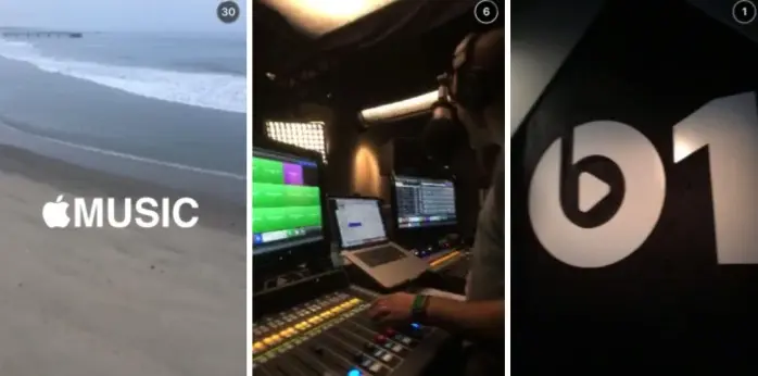 Quand Beats 1 dévoile ses coulisses sur Snapchat pour faire sa pub