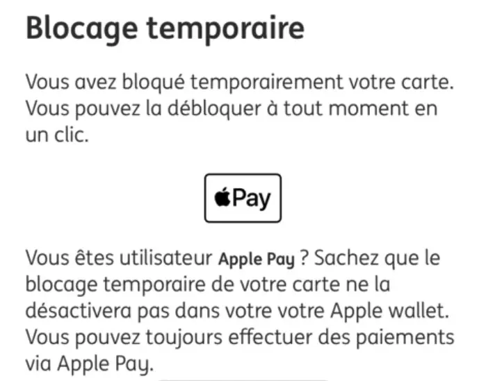 Apple Pay bientôt disponible chez ING ?