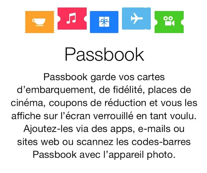 L'image du jour : quand Apple laisse passer une énooorrmme faute d'orthographe dans Passbook