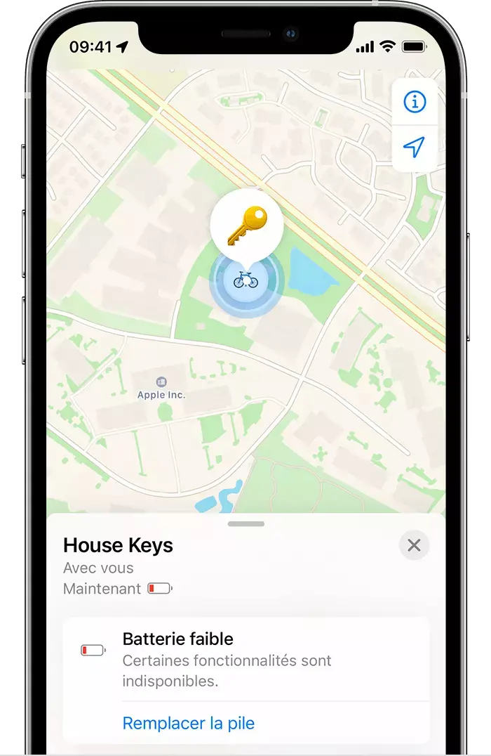 AirTag : comment connaitre le niveau de charge de la pile ?