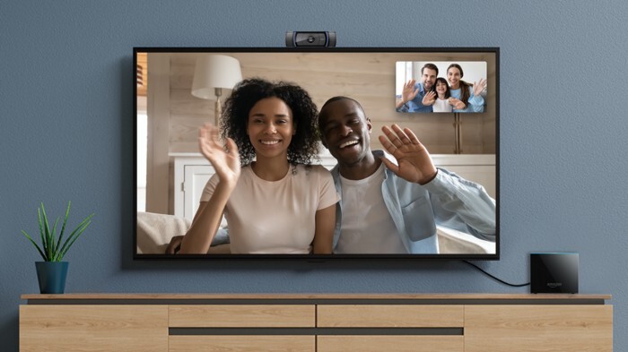 Le Fire TV Cube d'Amazon permet les appels vidéo depuis un téléviseur