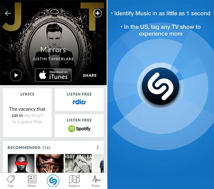 iOS 8 : Shazam inclus par défaut pour identifier les morceaux ?