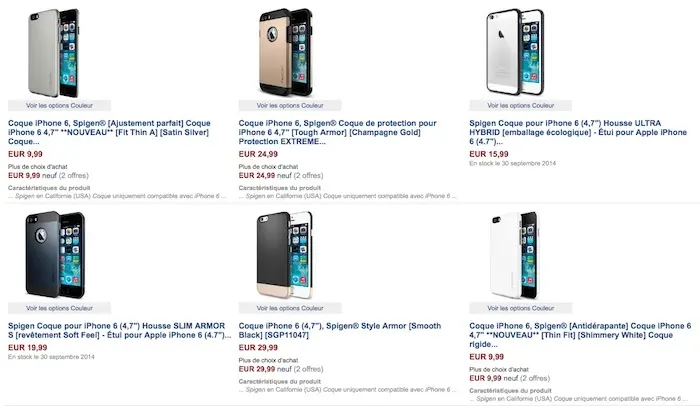 Les premières coques pour iPhone 6 sont déjà sur Amazon !