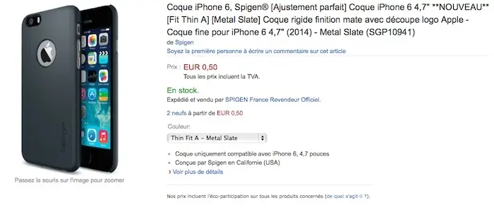 Les premières coques pour iPhone 6 sont déjà sur Amazon !