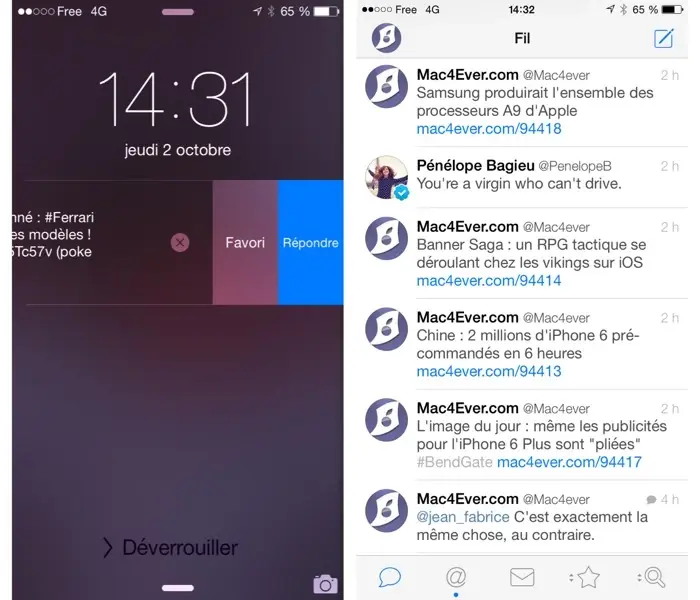 Tweetbot 3.5 adopte iOS 8, l'iPhone 6 et 1Password